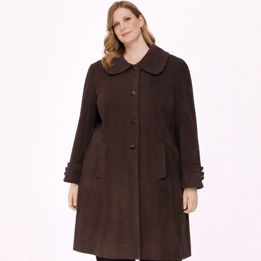 👉 SALE: Vintage Gina Baçconi -Creazioni Original coat àrmy green …